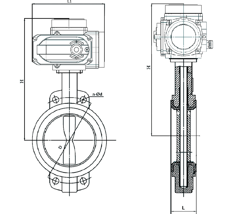 D971X-16Q電動對夾蝶閥結(jié)構(gòu)圖.jpg D971X-16Q電動對夾蝶閥結(jié)構(gòu)圖.jpg