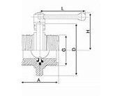 衛(wèi)生級(jí)蝶閥(圖3) 衛(wèi)生級(jí)蝶閥(圖3)