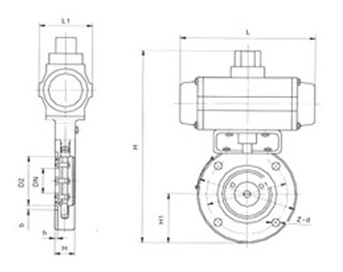 氣動(dòng)真空蝶閥(圖1) 氣動(dòng)真空蝶閥(圖1)