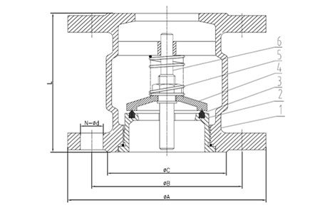 HC42X消聲止回閥(圖1) HC42X消聲止回閥(圖1)