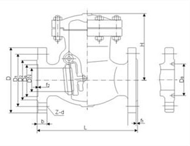 國標(biāo)旋啟式止回閥(圖1)